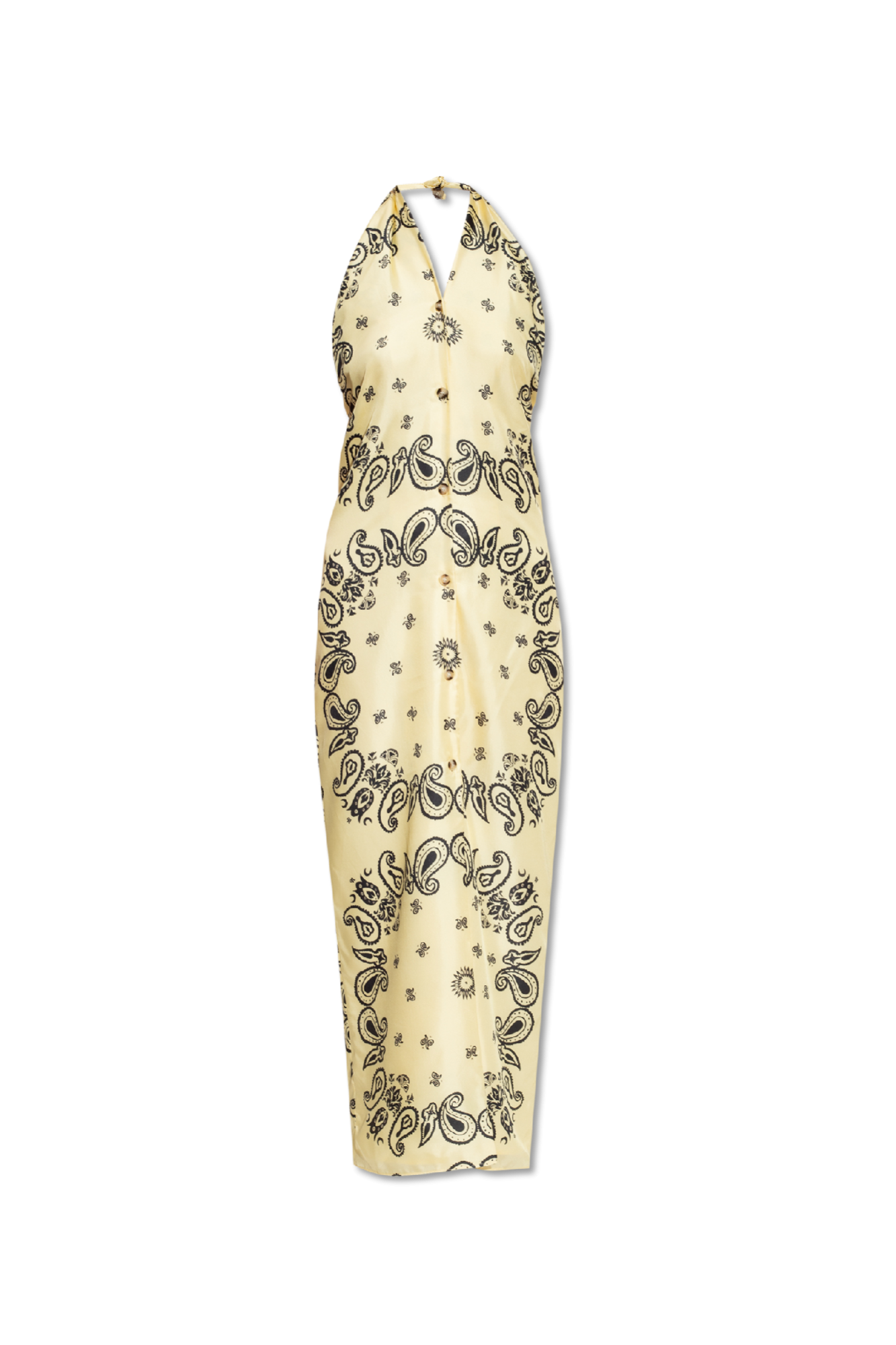 【送料&関税込】Nanushka Elima Dress Yellow 'Elima' paisley dress Nanushka